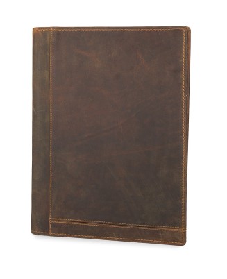 Biwuar Męski Skórzany Aktówka Teczka Biznesowa  Notebook Beltimore brązowy S80