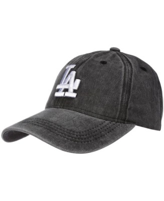 Czarna czapka z daszkiem baseballówka LA cz-m-65