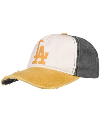 Żółta czapka z daszkiem baseballówka vintage LA cz-m-63