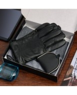 Zestaw męski skórzany Beltimore portfel szalik rękawiczki U80