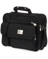 Czarna torba na laptop, pozioma torba do pracy, torba na dokumenty A4 Star Dragon W92