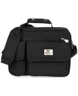 Czarna torba na laptop, pozioma torba do pracy, torba na dokumenty A4 Star Dragon W92
