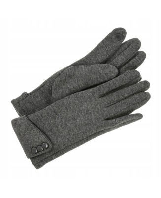 Rękawiczki damskie szare dotyk polarek uni BELTIMORE K28