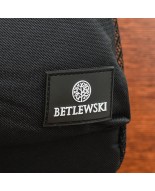 Czarno-granatowy męski plecak sportowy Betlewski duży szkolny modny BE5