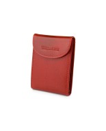 Etui na wizytówki czerwone skórzane okładki portfel Beltimore G90