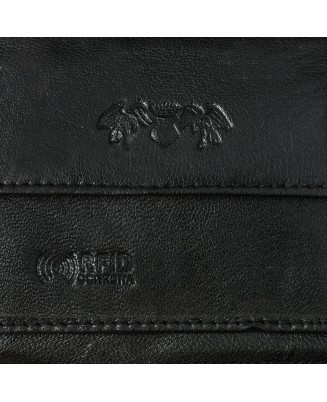 Męski ekskluzywny portfel skóra naturalna licowa klasyczny z zapinką RFiD Beltimore G10