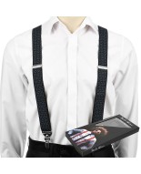 Szelki do spodni męskie eleganckie mocne pudełko SZ4