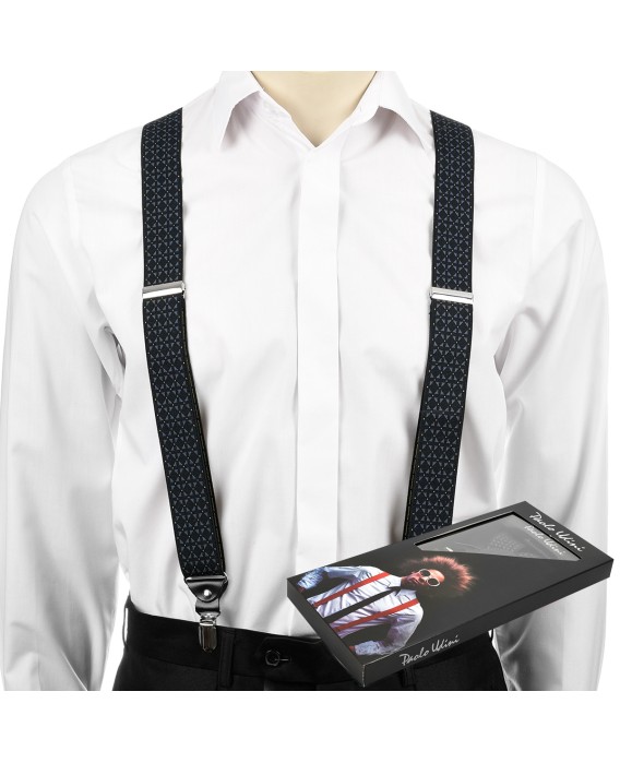 Szelki do spodni męskie eleganckie mocne pudełko SZ4