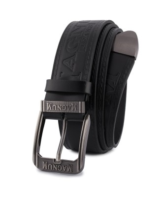 Pasek męski skórzany premium szeroki 4cm klasyczny czarny Beltimore Jeans E04