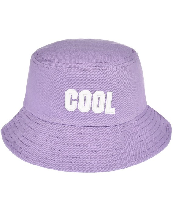 Fioletowy Kapelusz dwustronny bucket hat modny cool kap-t-2