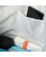 Różowa Duża torba plażowa na plażę torebka shopper lekka T65